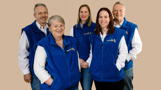 Von links nach rechts: Olaf Hauser, Susi Albl, Janice Corbière, Sonja Lanzarini, Ernst Burkhard